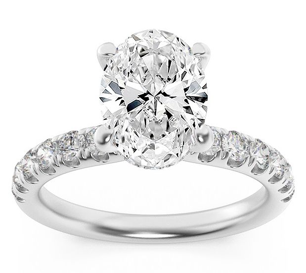  Fire Light 2.00 cttw Lab Grown Diamond Engageme nt Ring, 14K