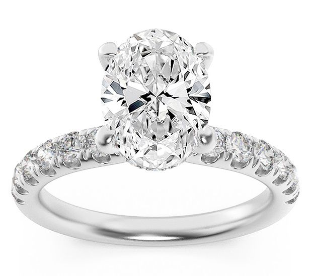Fire Light 2.00 cttw Lab Grown Diamond Engagement Ring, 14K