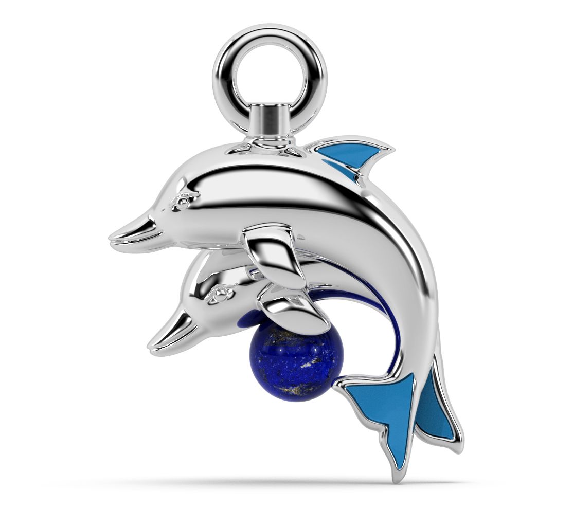 ONI Fine Jewelry Sterling Silver The Wave-Breaker Charm