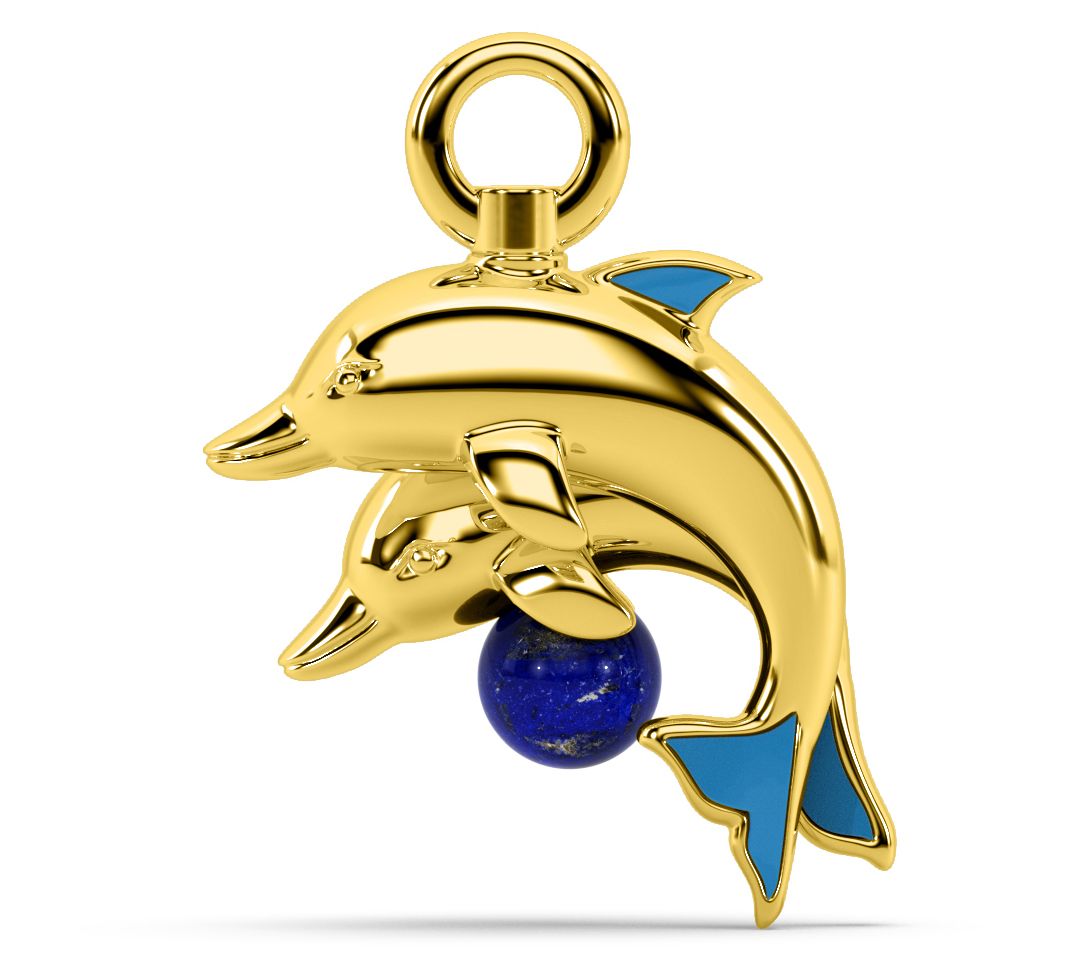 ONI Fine Jewelry Sterling Silver The Wave-Breaker Charm