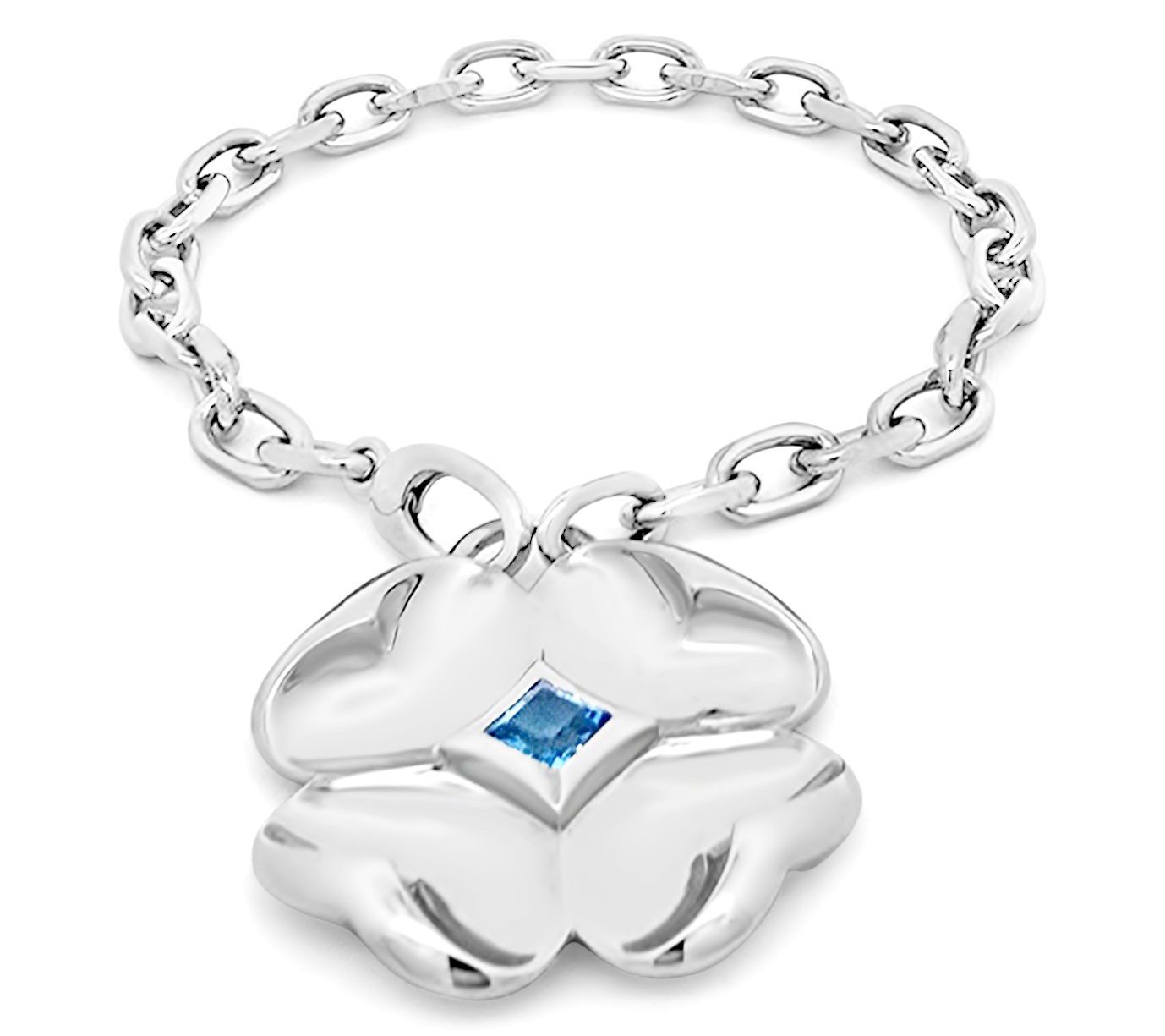 Margo Manhattan Sterling Silver Blue Topaz CleoBracelet