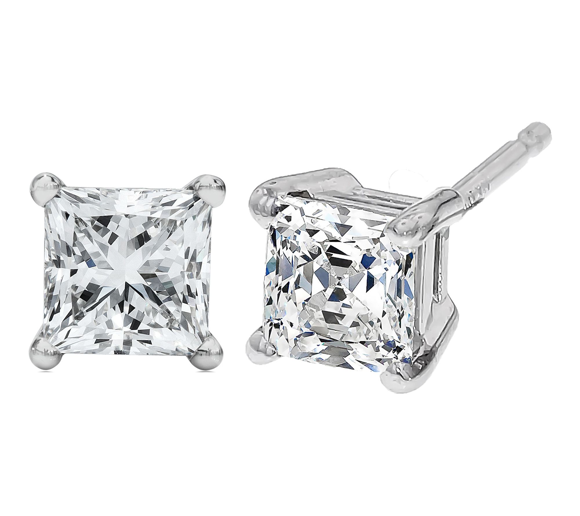Haus of Brilliance 0.50 cttw Diamond Earrings,Sterling Silver