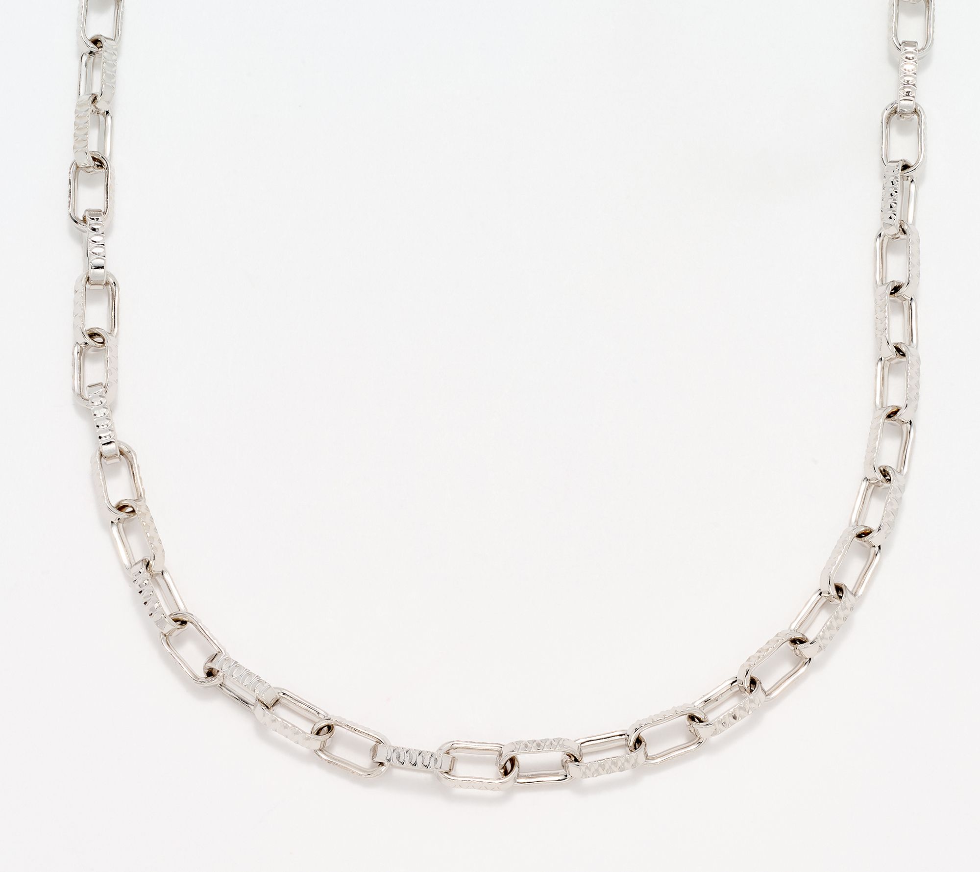 As Is" David Markstein Bronze Premiere Luxe Paper Clip Necklace, 18