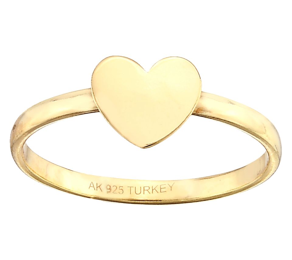 Silver Style Heart Ring, Sterling