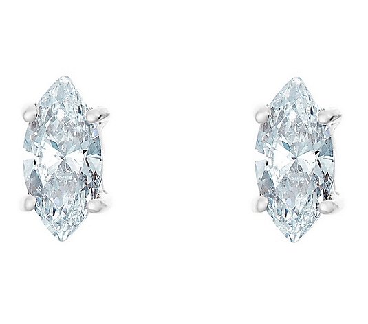 Affinity 1/2 cttw Marquise Diamond Earrings,14K White Gold