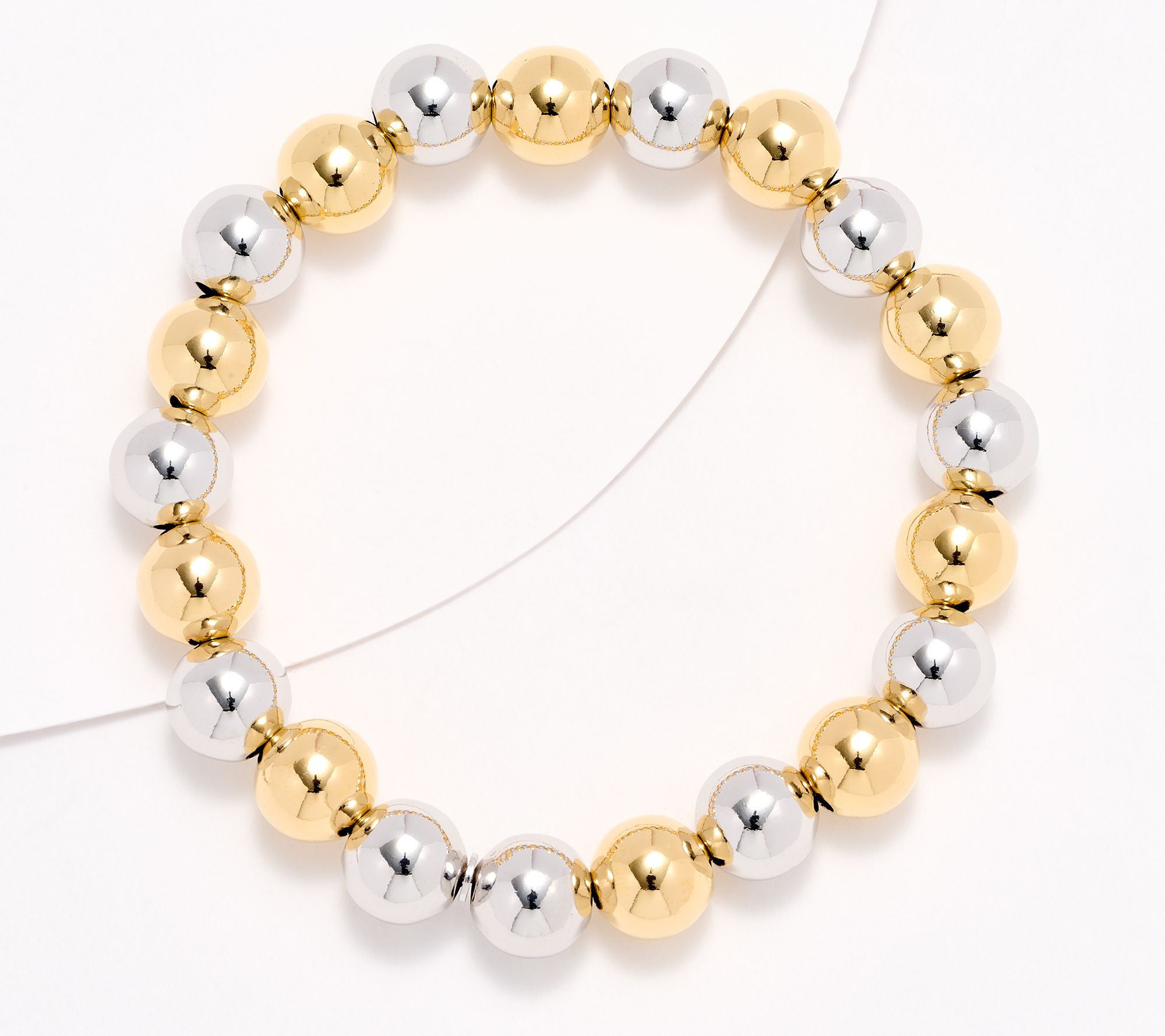"As Is" David Markstein Bronze 10mm Beaded Bracelet