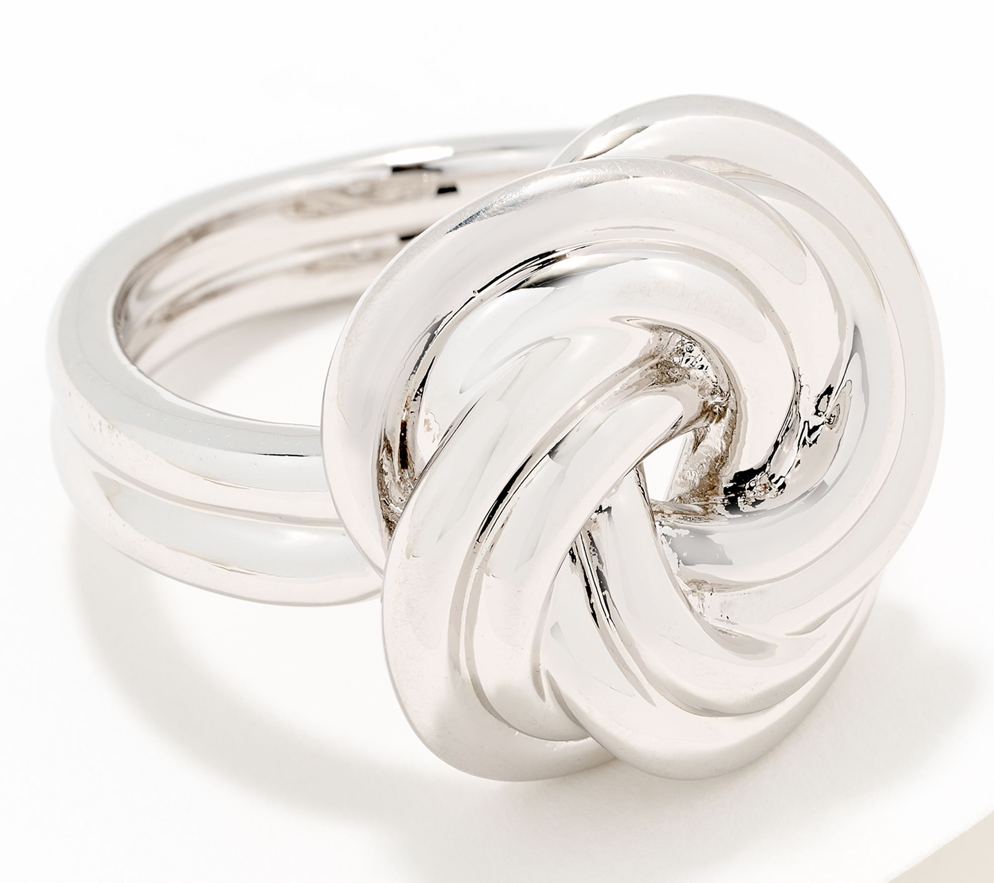 "As Is" David Markstein Bronze Dimensional Love Knot Ring