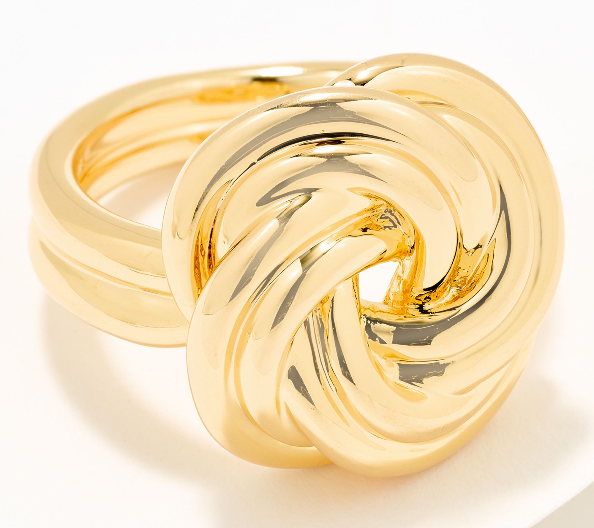 "As Is" David Markstein Bronze Dimensional Love Knot Ring