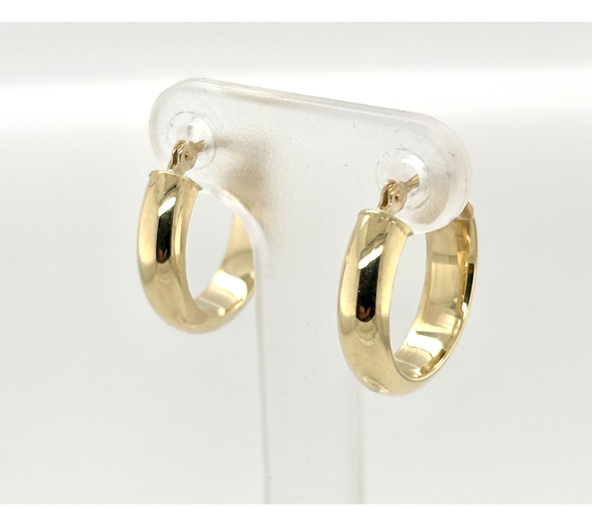 Alkeme 14K Gold Popstar Hoop Earrings