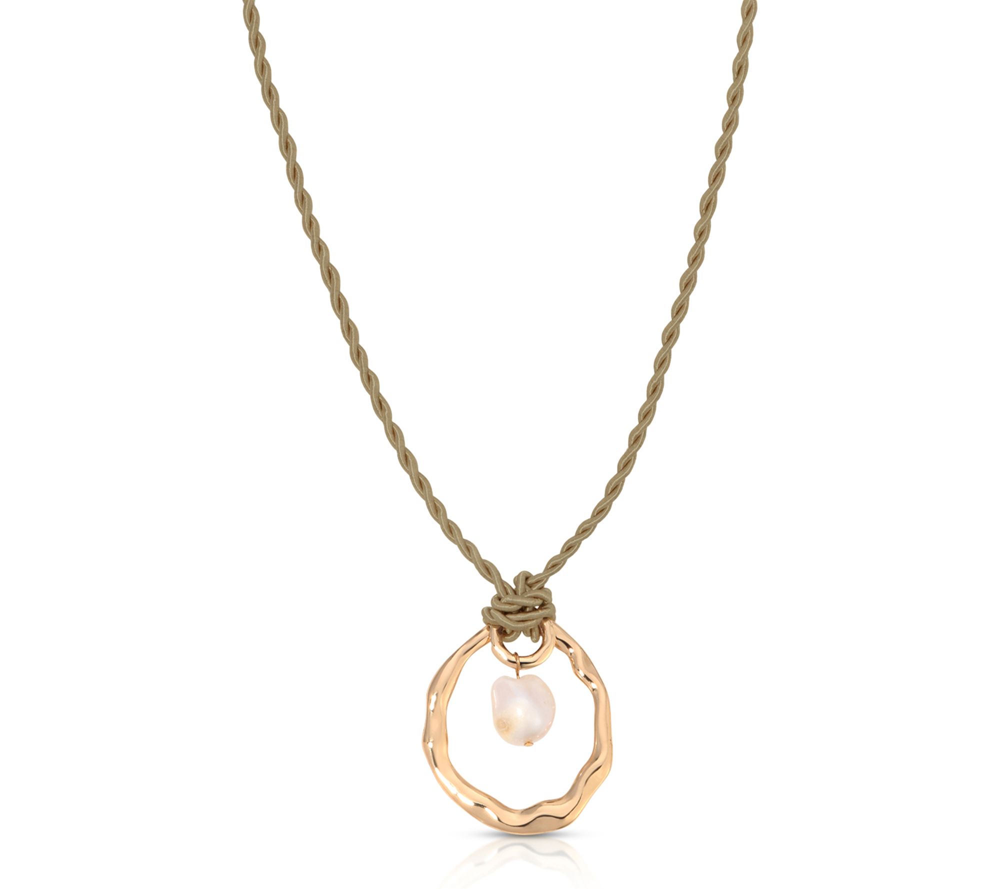 Ettika Nautical Cultured  Pearl Necklace