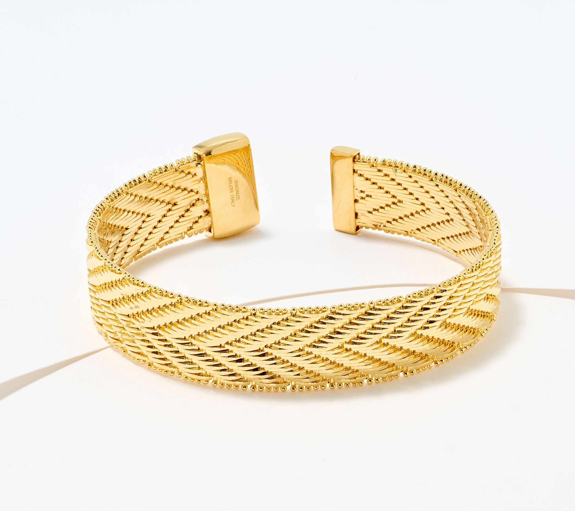 "As Is" David Markstein Bronze Premiere Riccio Magnetic Clasp Bracelet