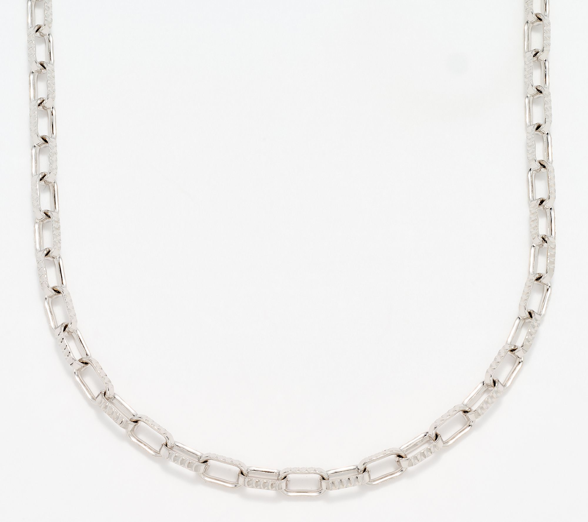 As Is" David Markstein Bronze Premiere Luxe Paper Clip Necklace, 20