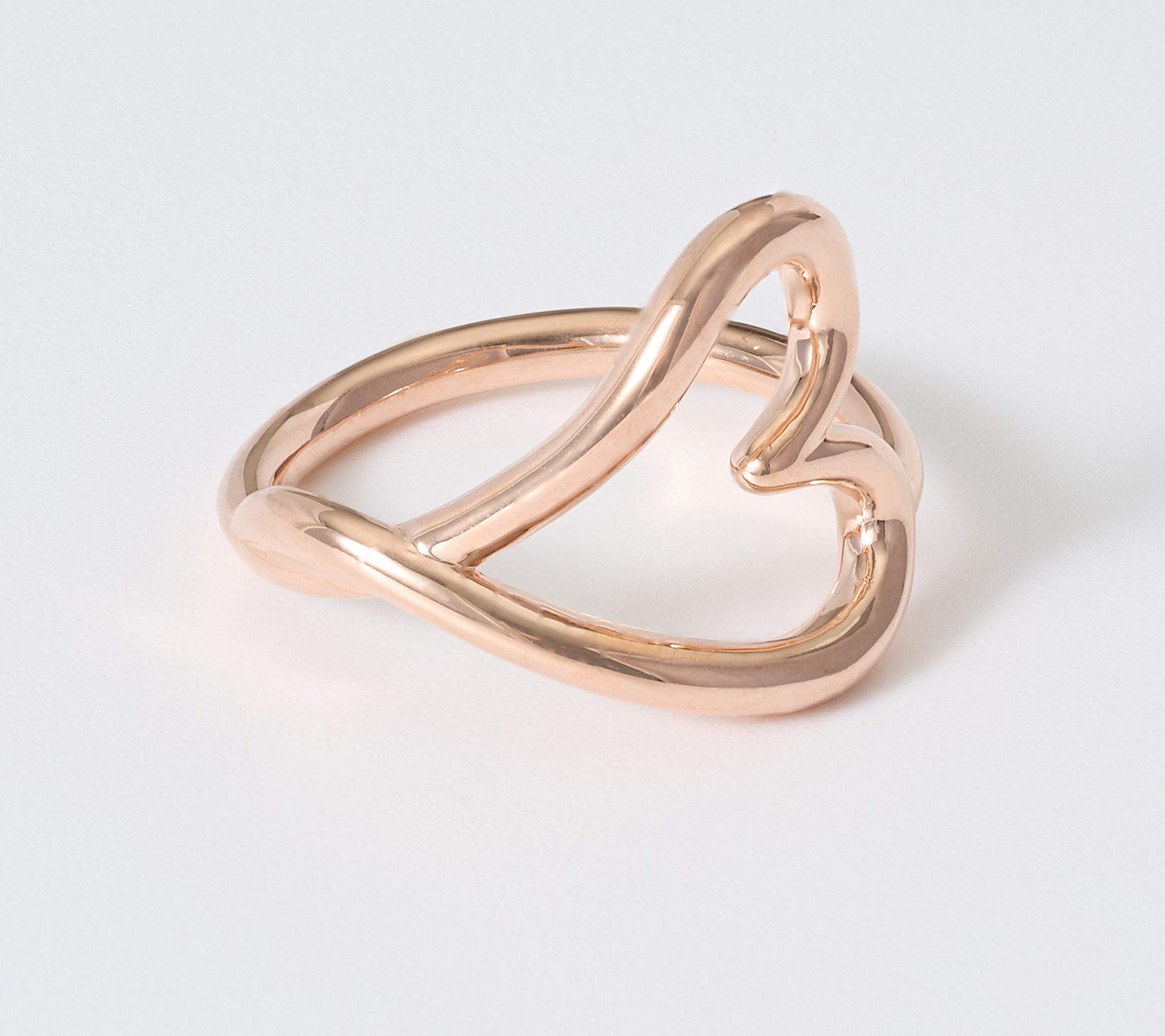 David Markstein Bronze Modern Couture Heart Ring