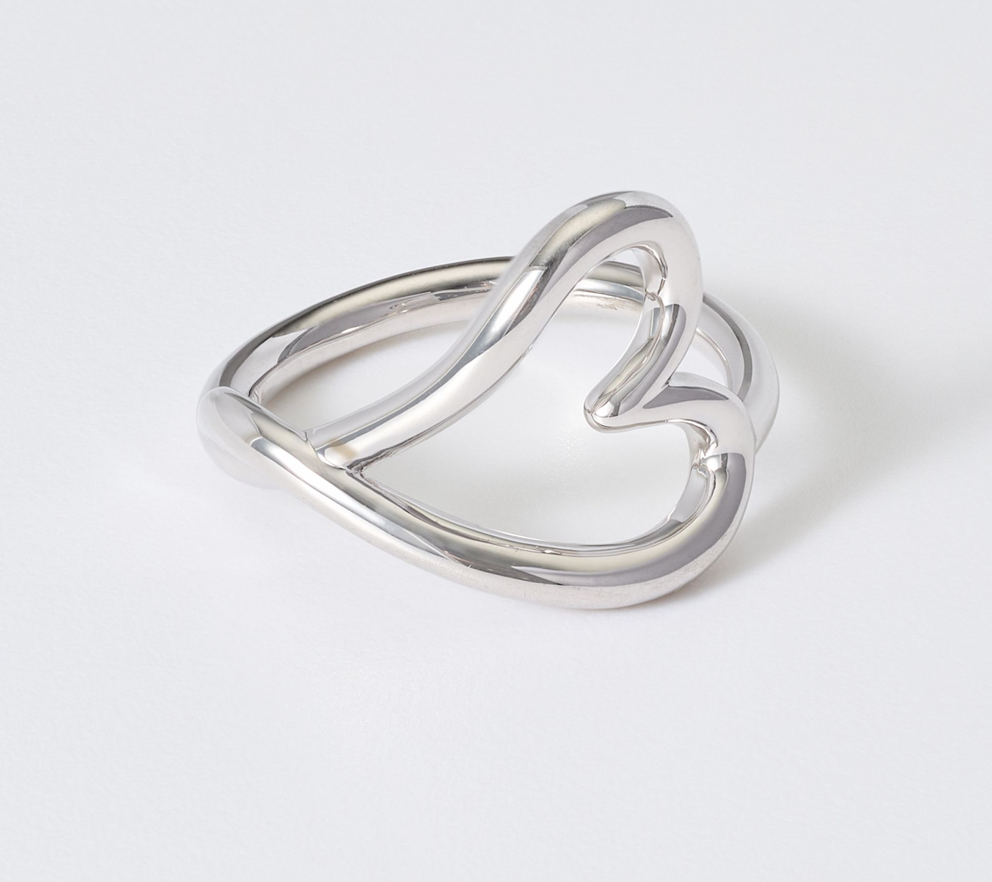 David Markstein Bronze Modern Couture Heart Ring