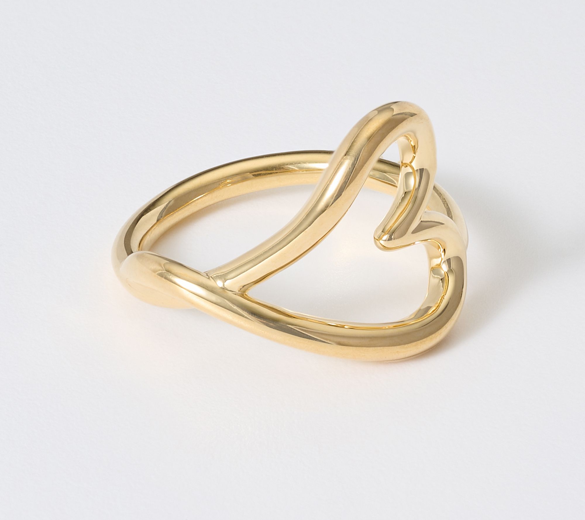 David Markstein Bronze Modern Couture Heart Ring