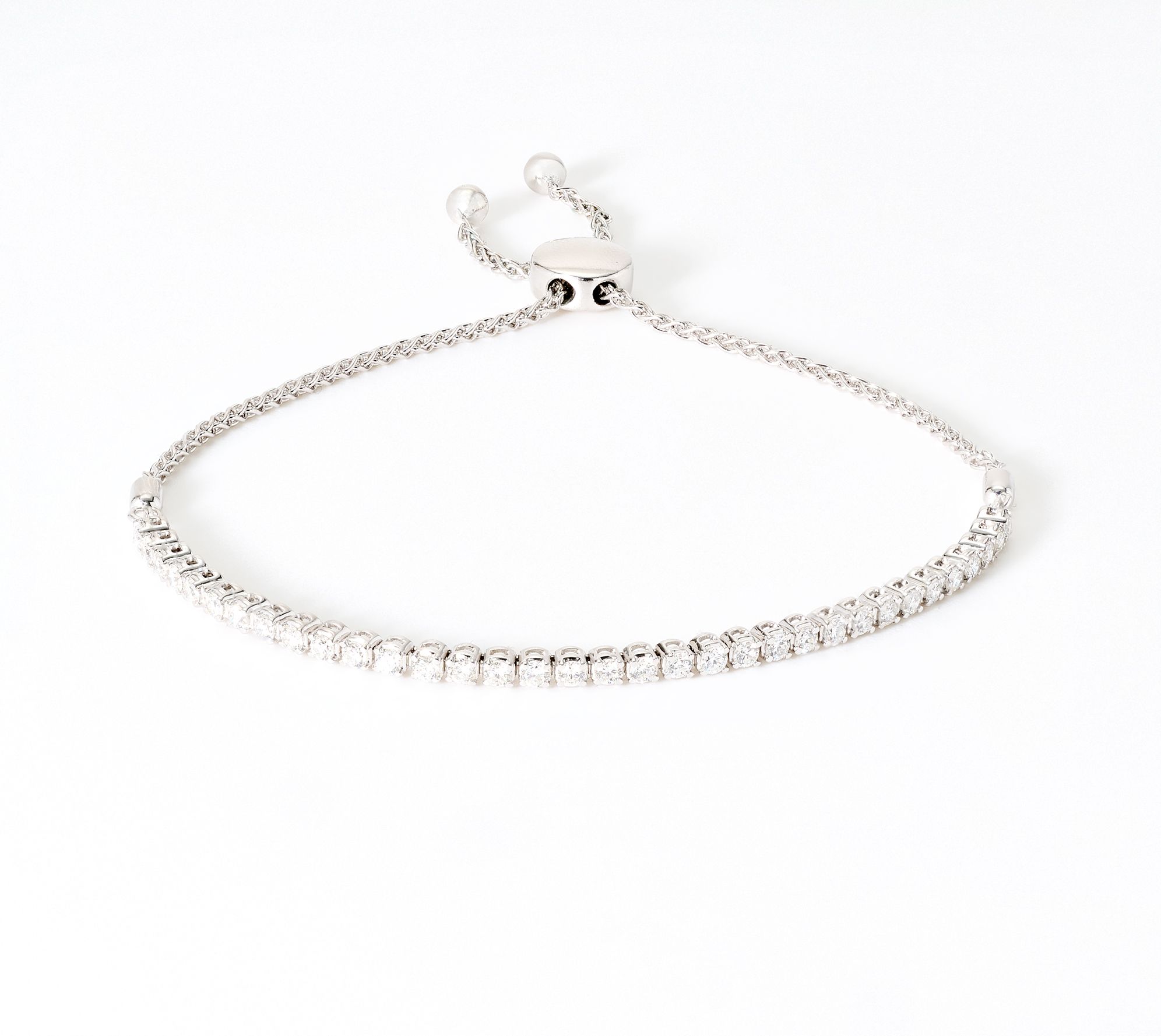 Fire Light Lab Grown Diamonds 1.50 ctw Bolo Tennis Bracelet