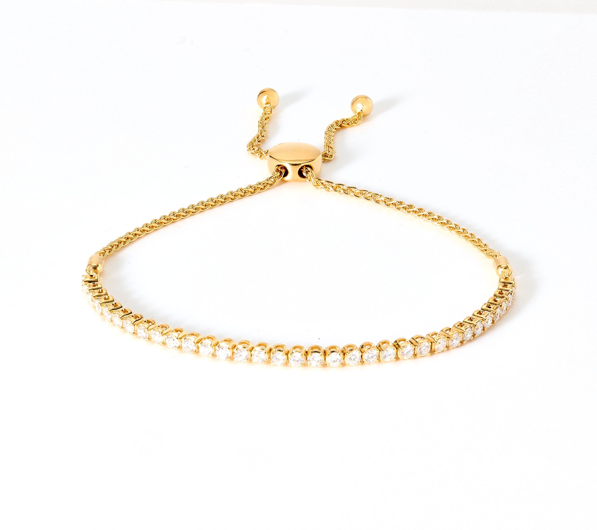 Fire Light Lab Grown Diamonds 1.50 ctw Bolo Tennis Bracelet