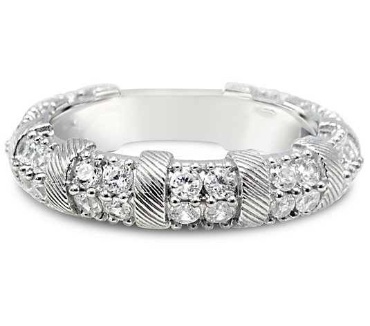 JUDITH Classic Sterling Silver 0.80 cttw Diamon