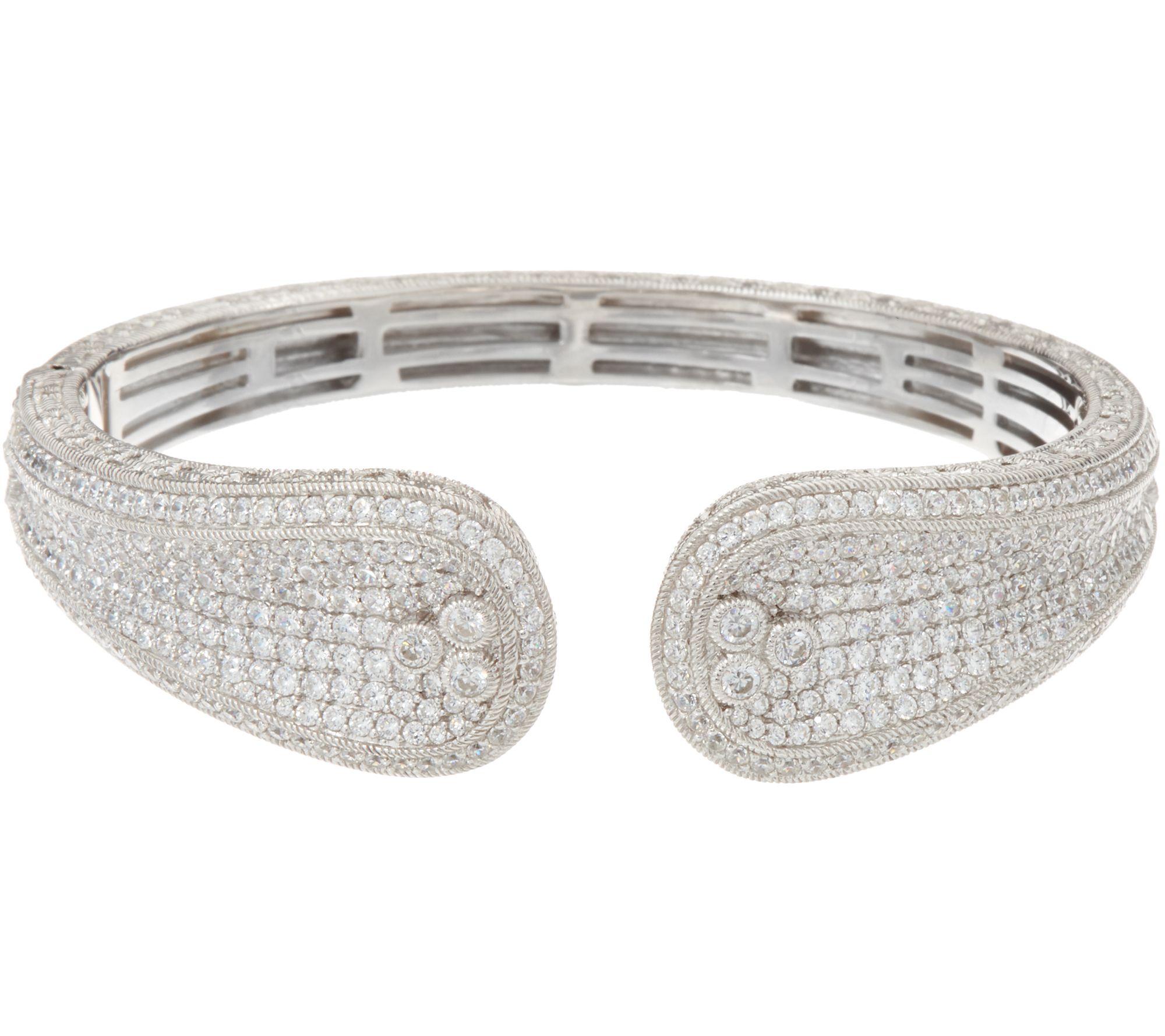 Judith Ripka Sterling Silver Diamonique Tennis Bracelet Qvc Tennis