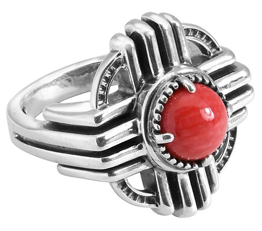 American West Sterling Zia Design Ring