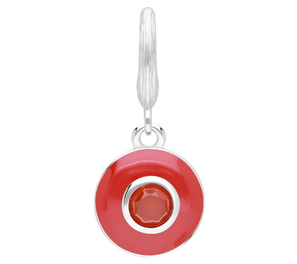 Ariva Sterling Silver Enamel Birthstone Charm