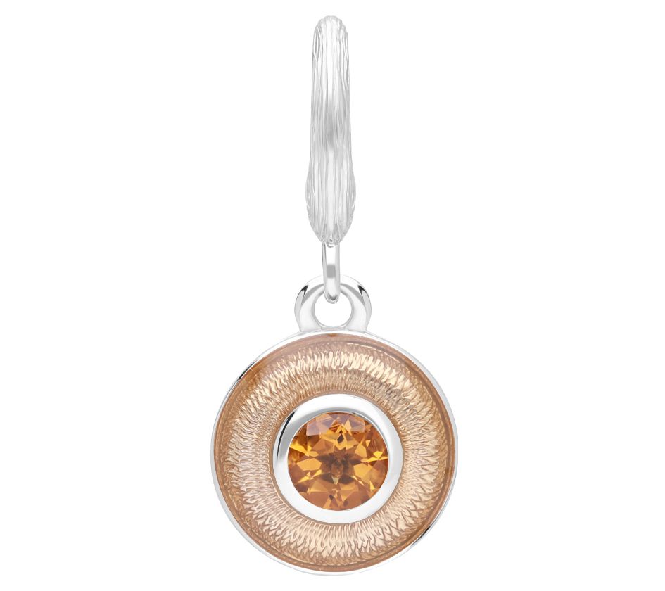 Ariva Sterling Silver Enamel Birthstone Charm