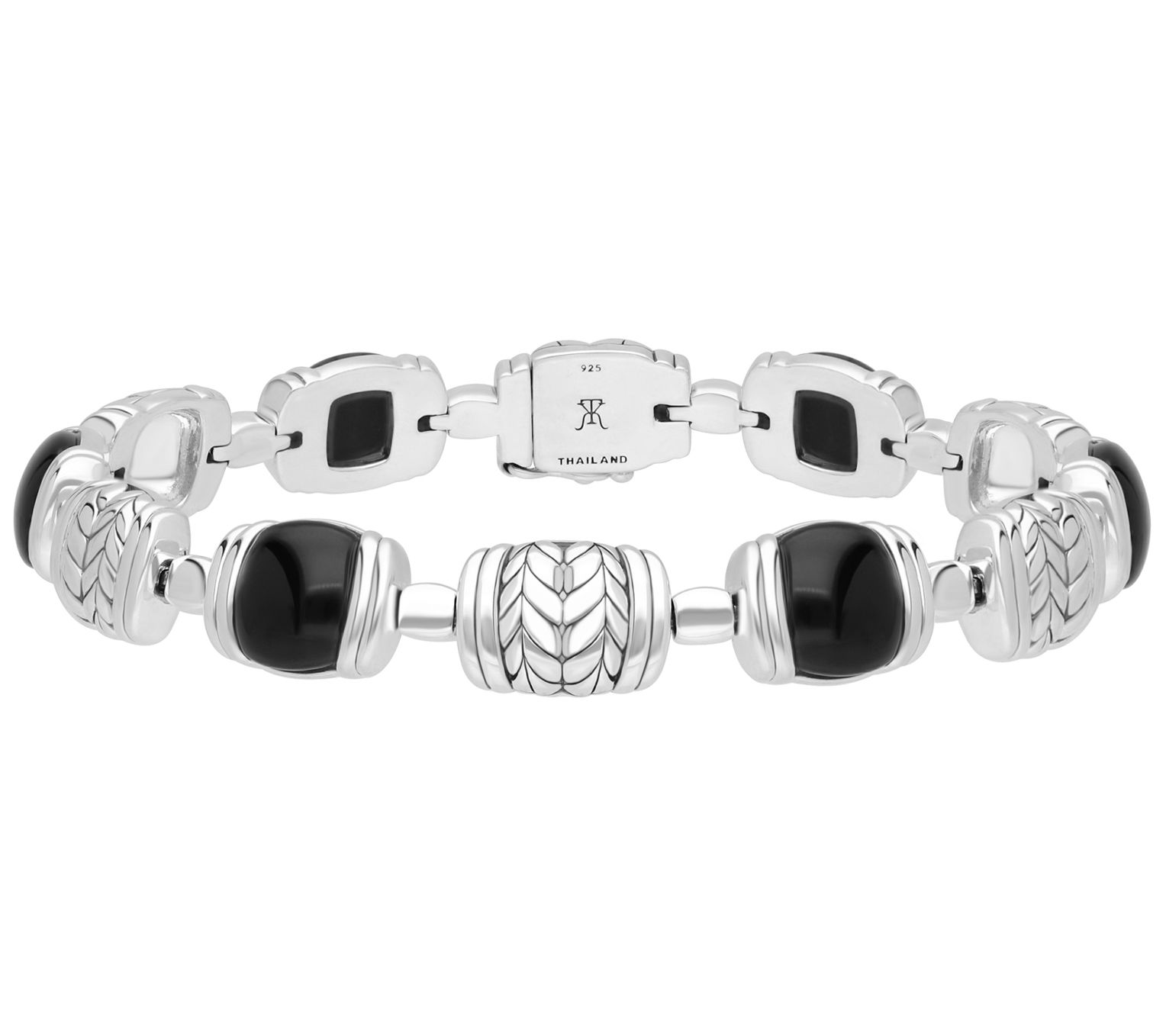 Tiffany Kay Studio Sterling Silver Onyx Herring one Bracelet