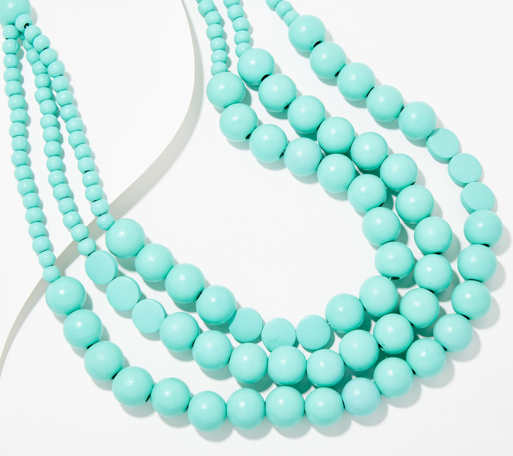 "As Is" Susan Graver Multi- Strand Beaded Necklace