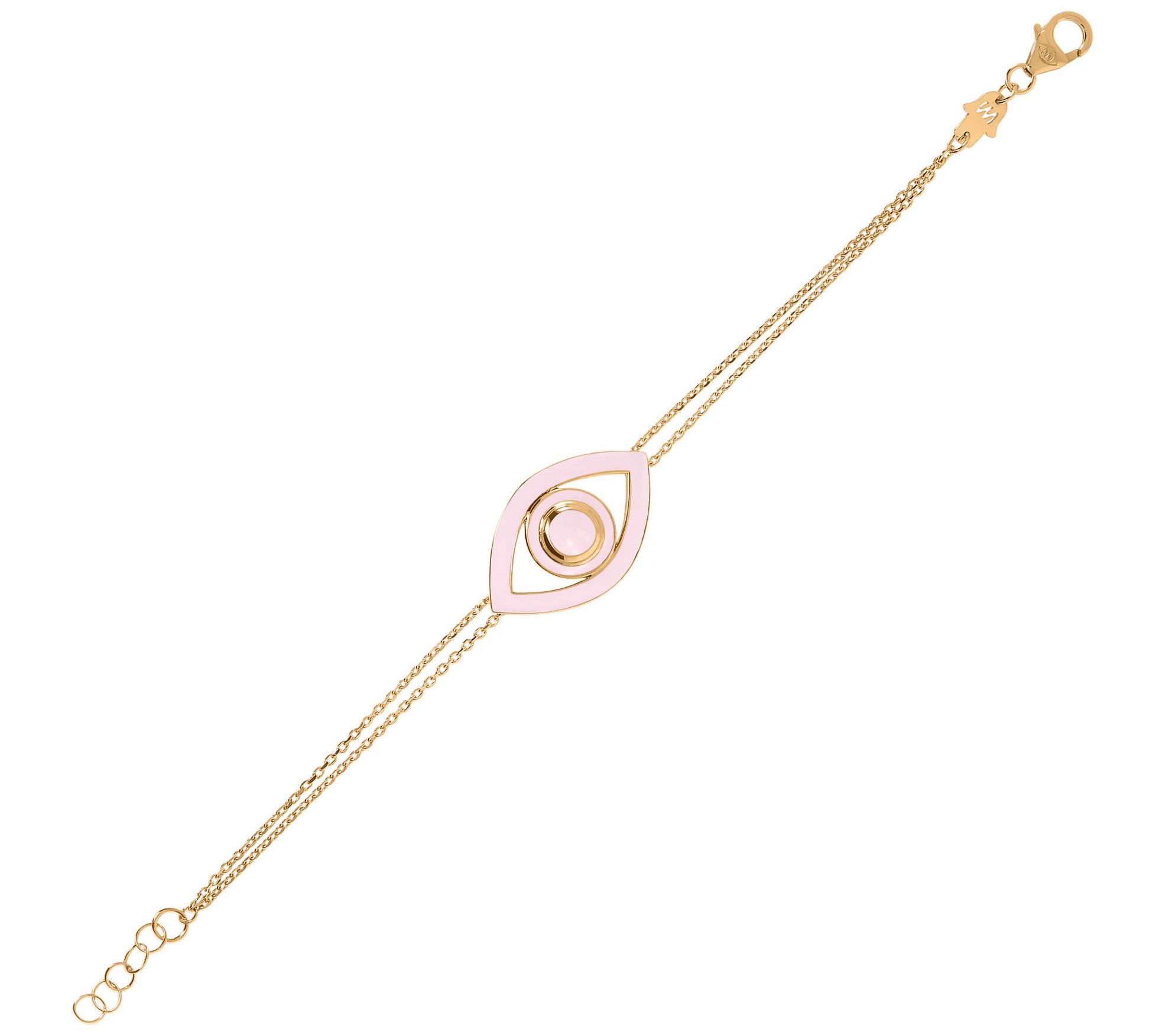 Netali Nissim Enamel Bold Evil Eye Bracelet, 18K Gold Plated