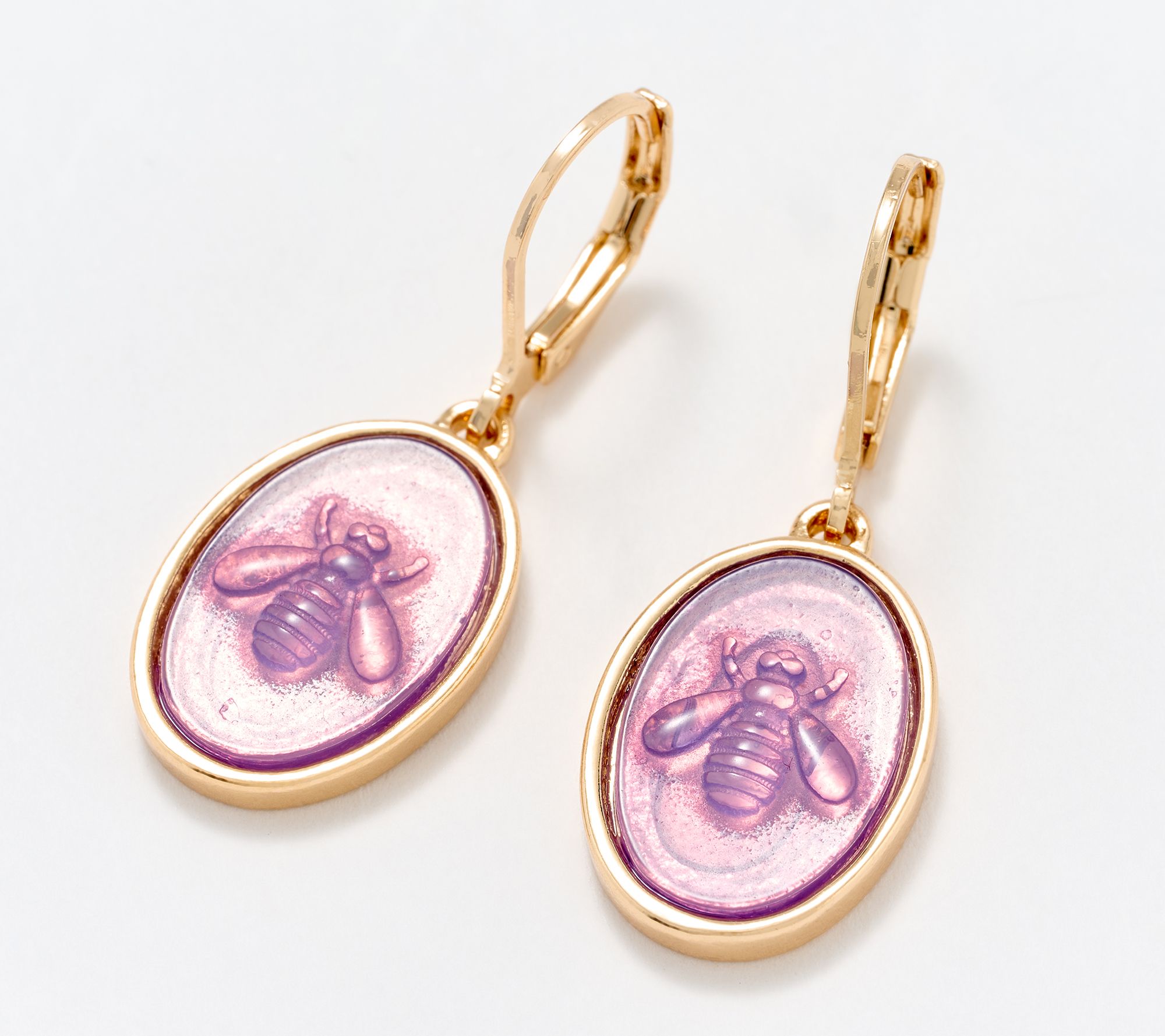 Joan Rivers Bee Intaglio Drop Earring