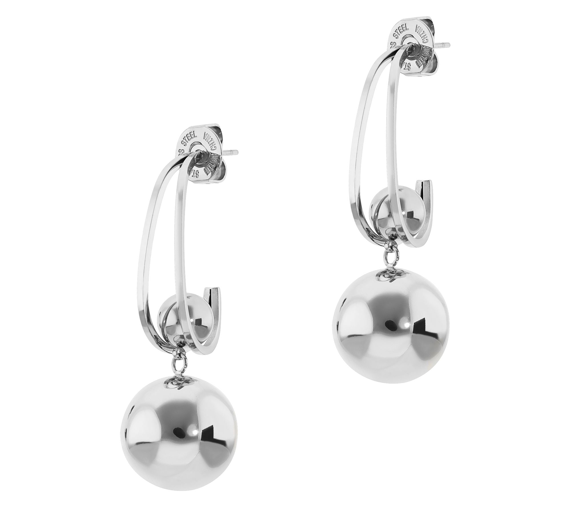 Steel By Design Dangle Beaded Earrings