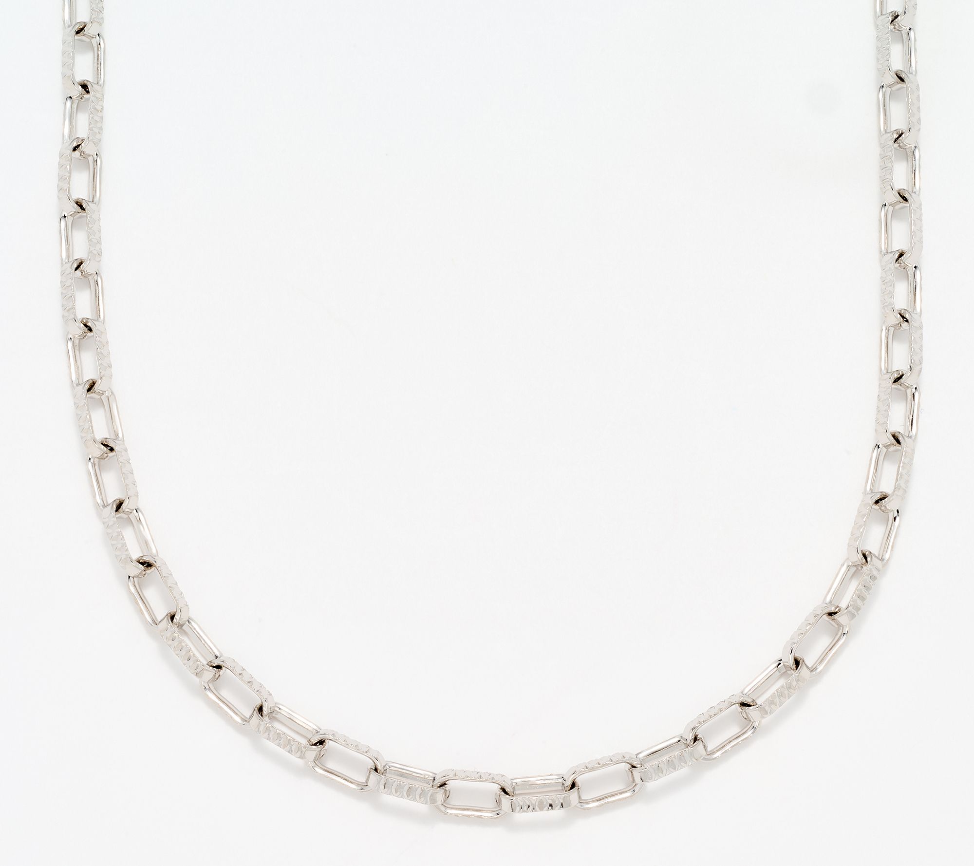 As Is" David Markstein Bronze Premiere Luxe Paper Clip Necklace, 22