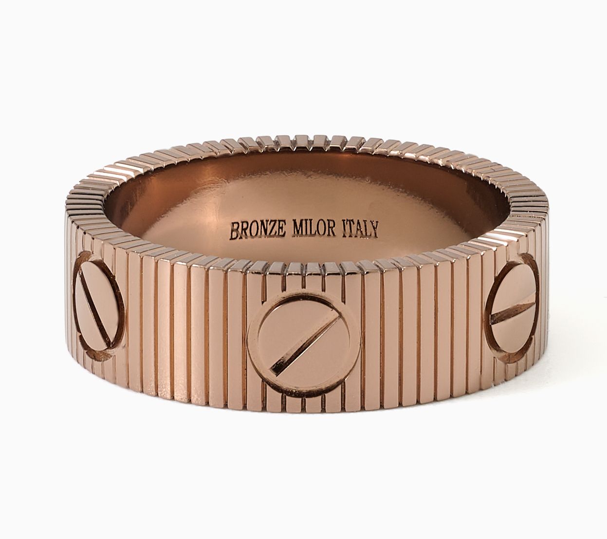 David Markstein Bronze D/C Luxe Status Nail Ring