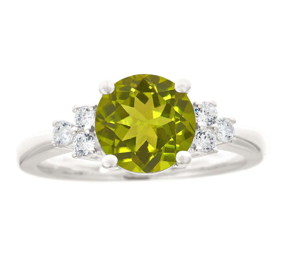 Qvc hot sale peridot rings