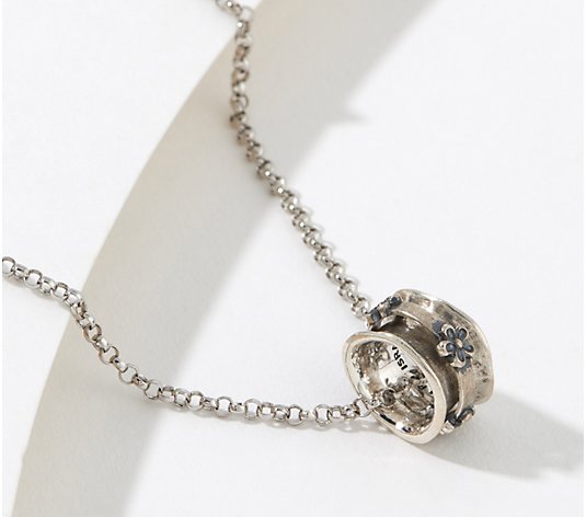Or Paz Sterling Silver Motif Spinner Necklace