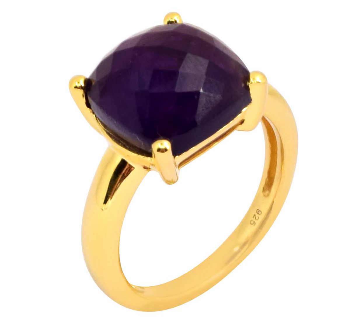 Qvc deals amethyst rings