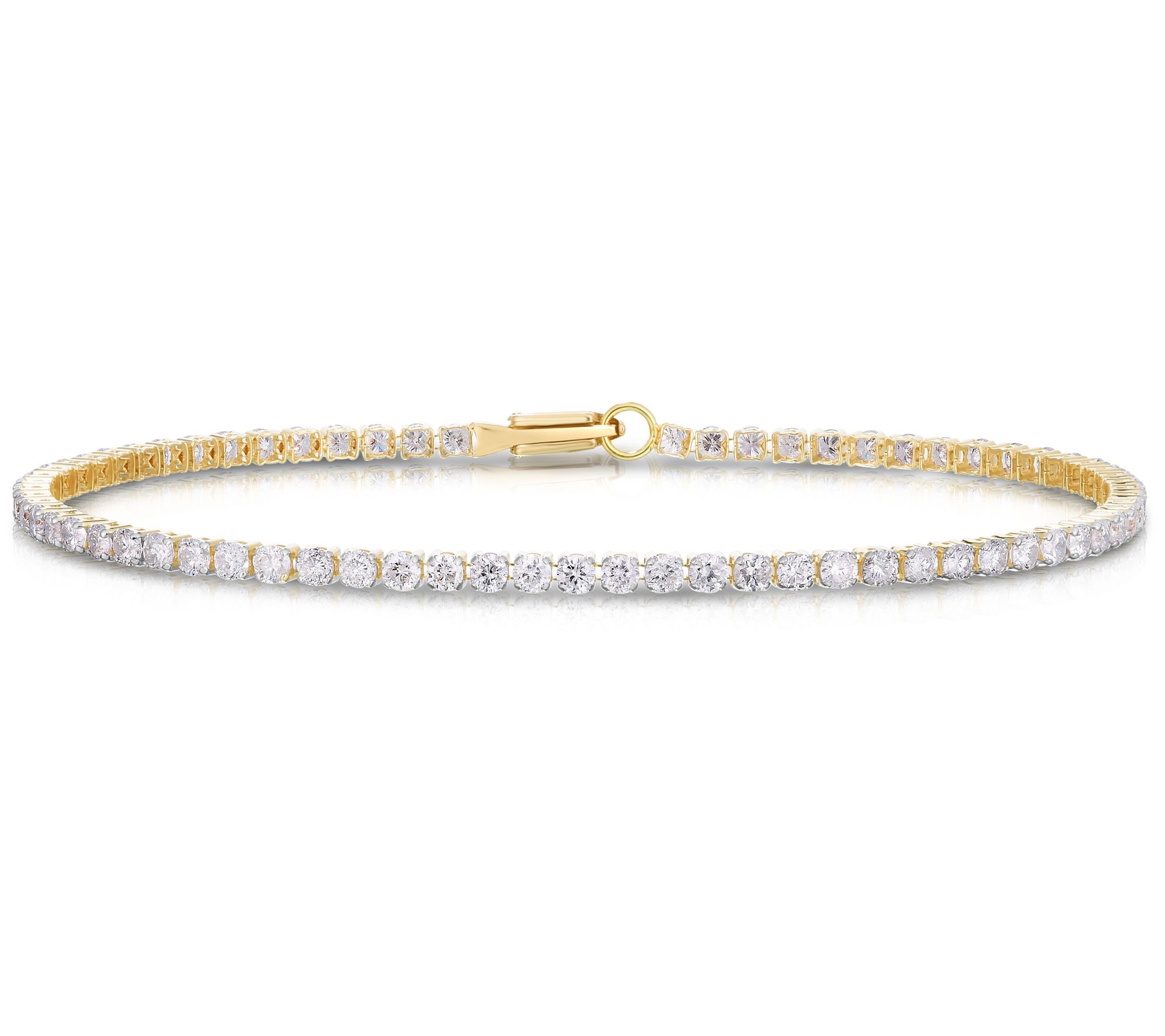 Affinity Diamonds 2.50 cttw Tennis Bracelet, 14K Gold