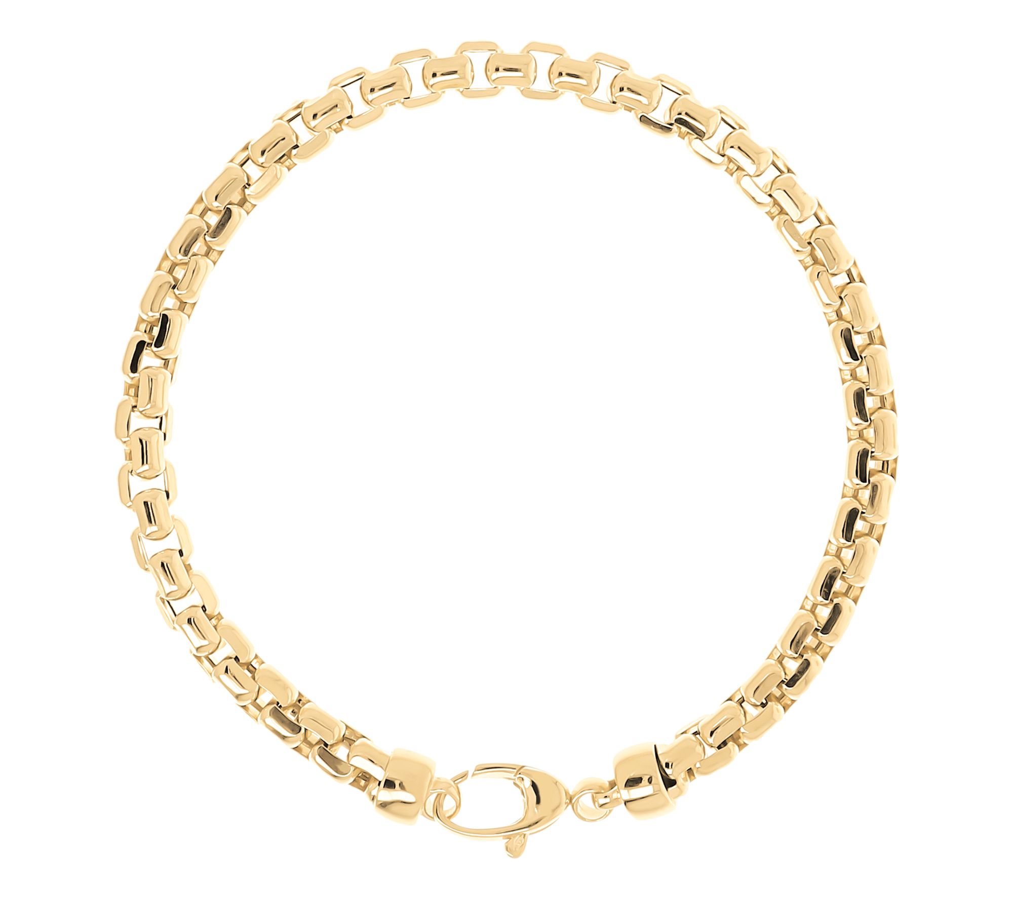 Alberto Milani Bold Box Chain Bracelet, 14K Gol d