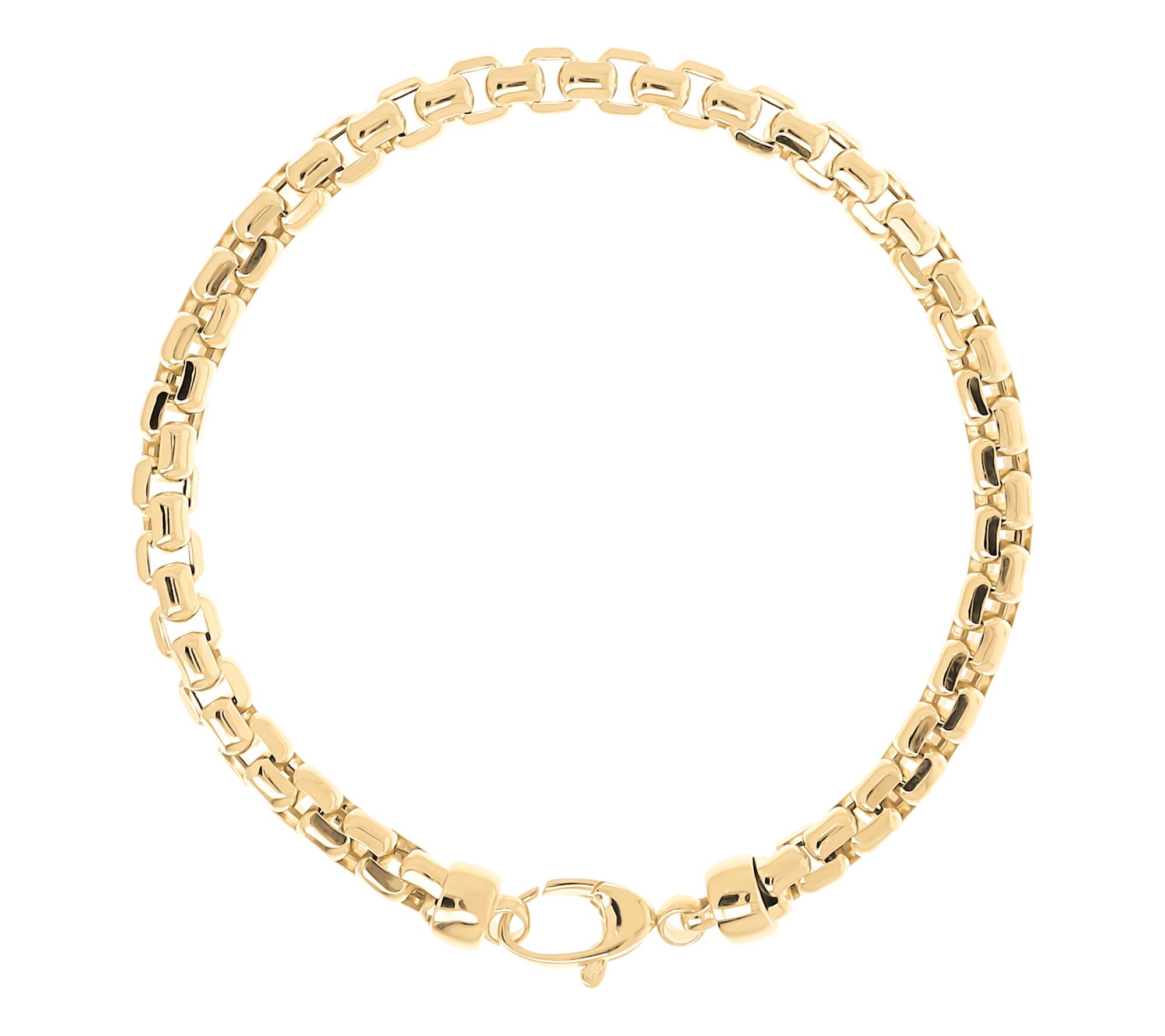 Alberto Milani Bold Box Chain Bracelet, 14K Gold