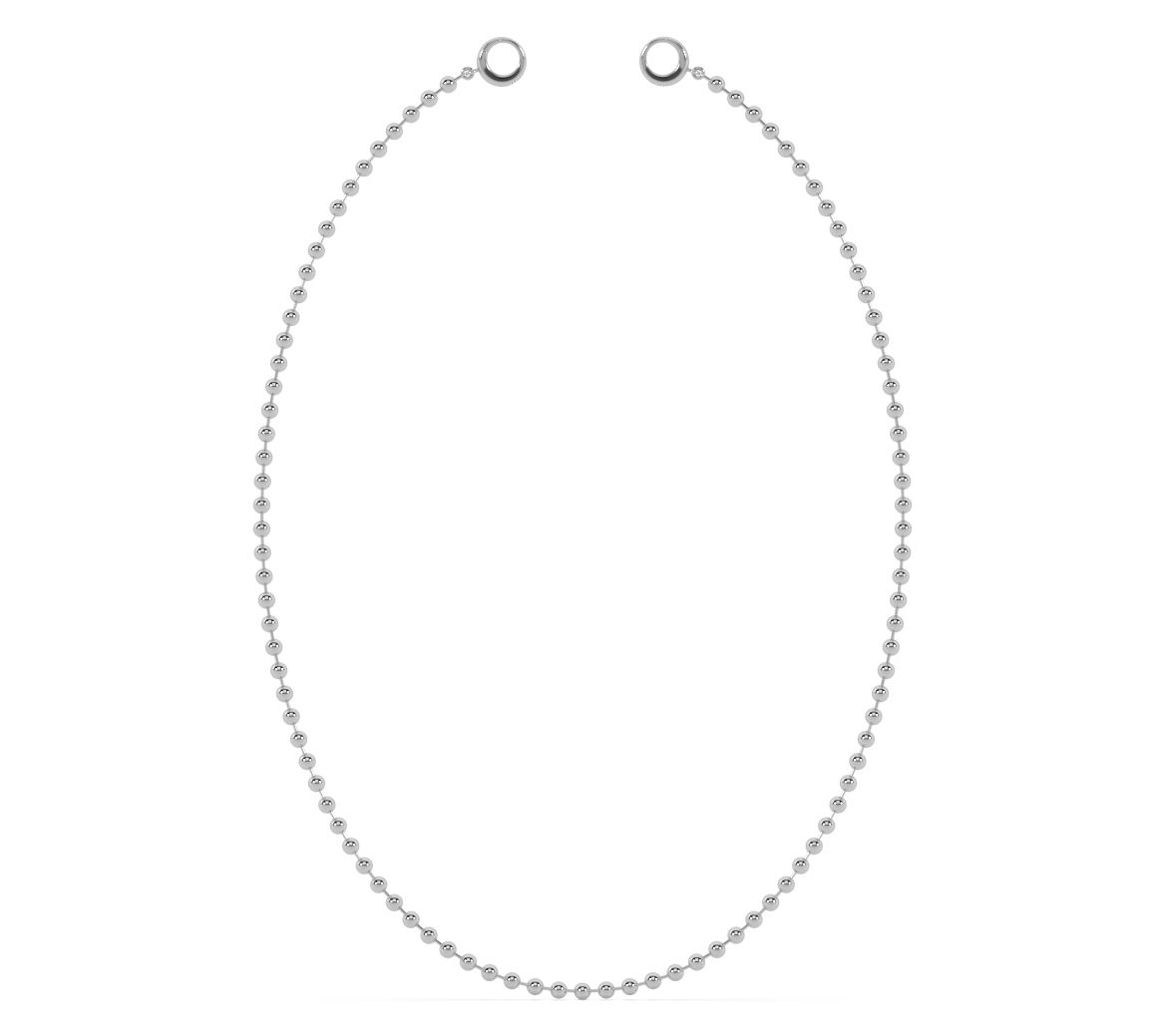 ONI Fine Jewelry Sterling Silver Maxi Sphere Necklace