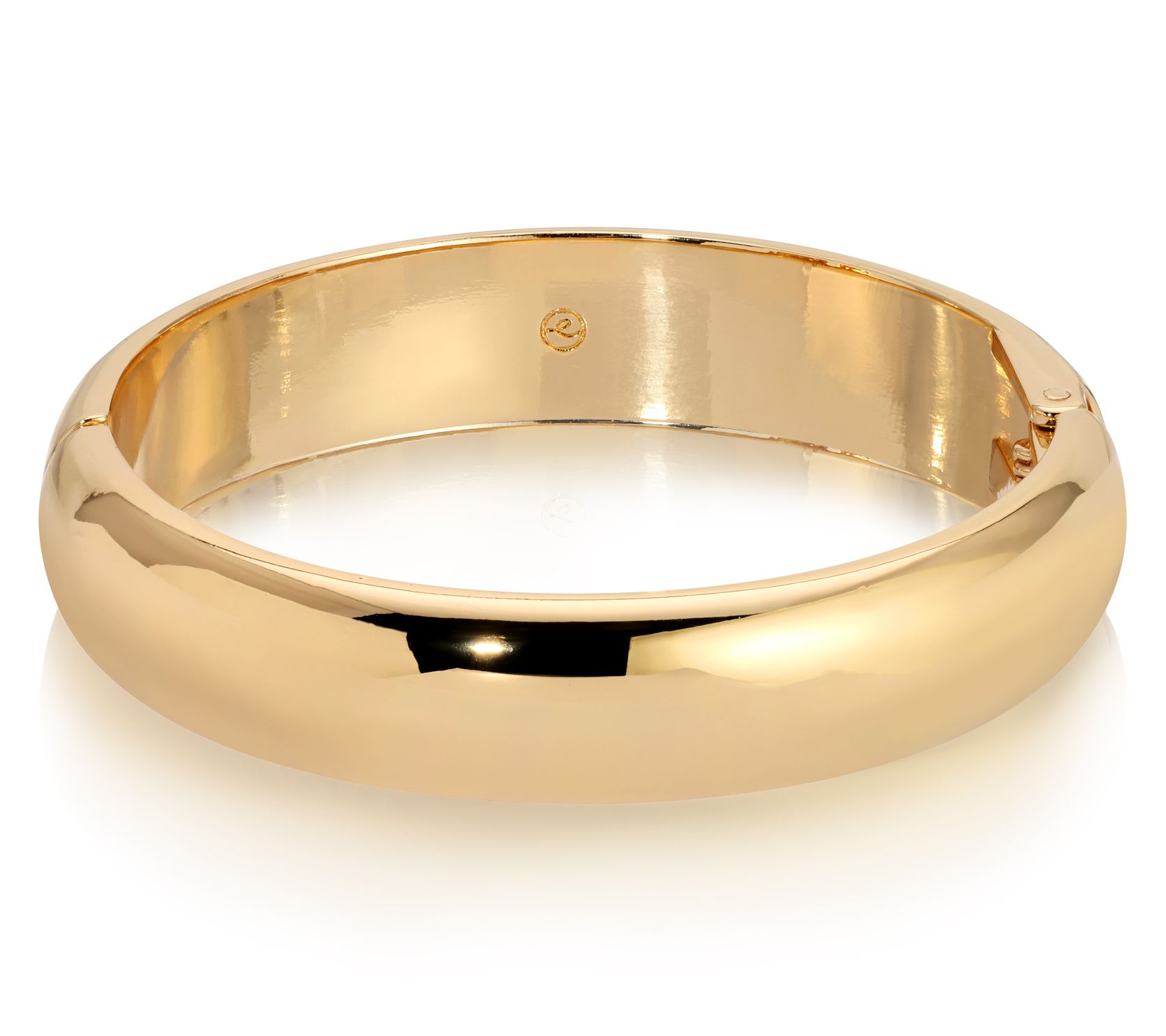 Ettika Bold Polished Hinged Bangle