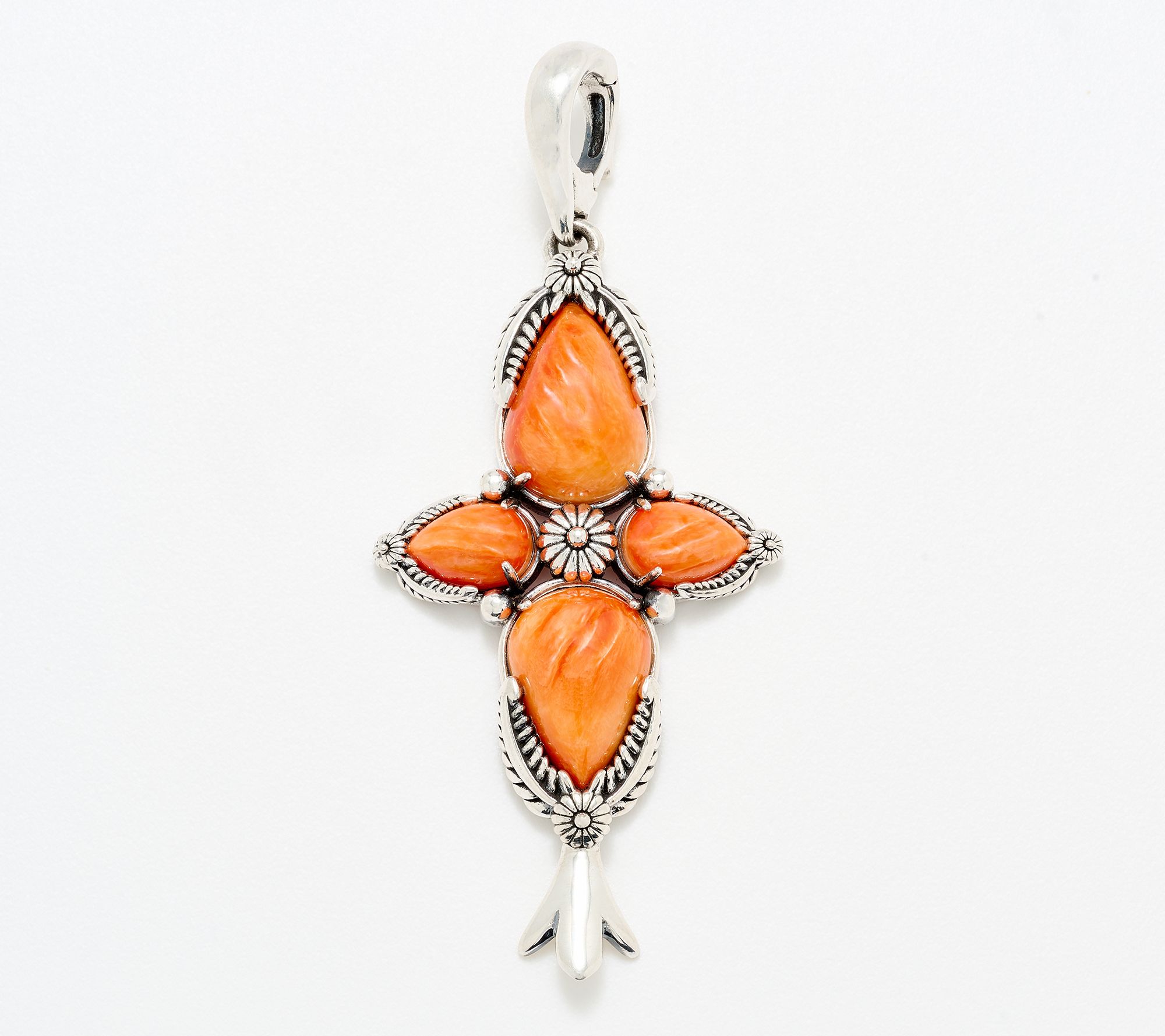 American West Sterling Four Pear Gemstone Enhancer