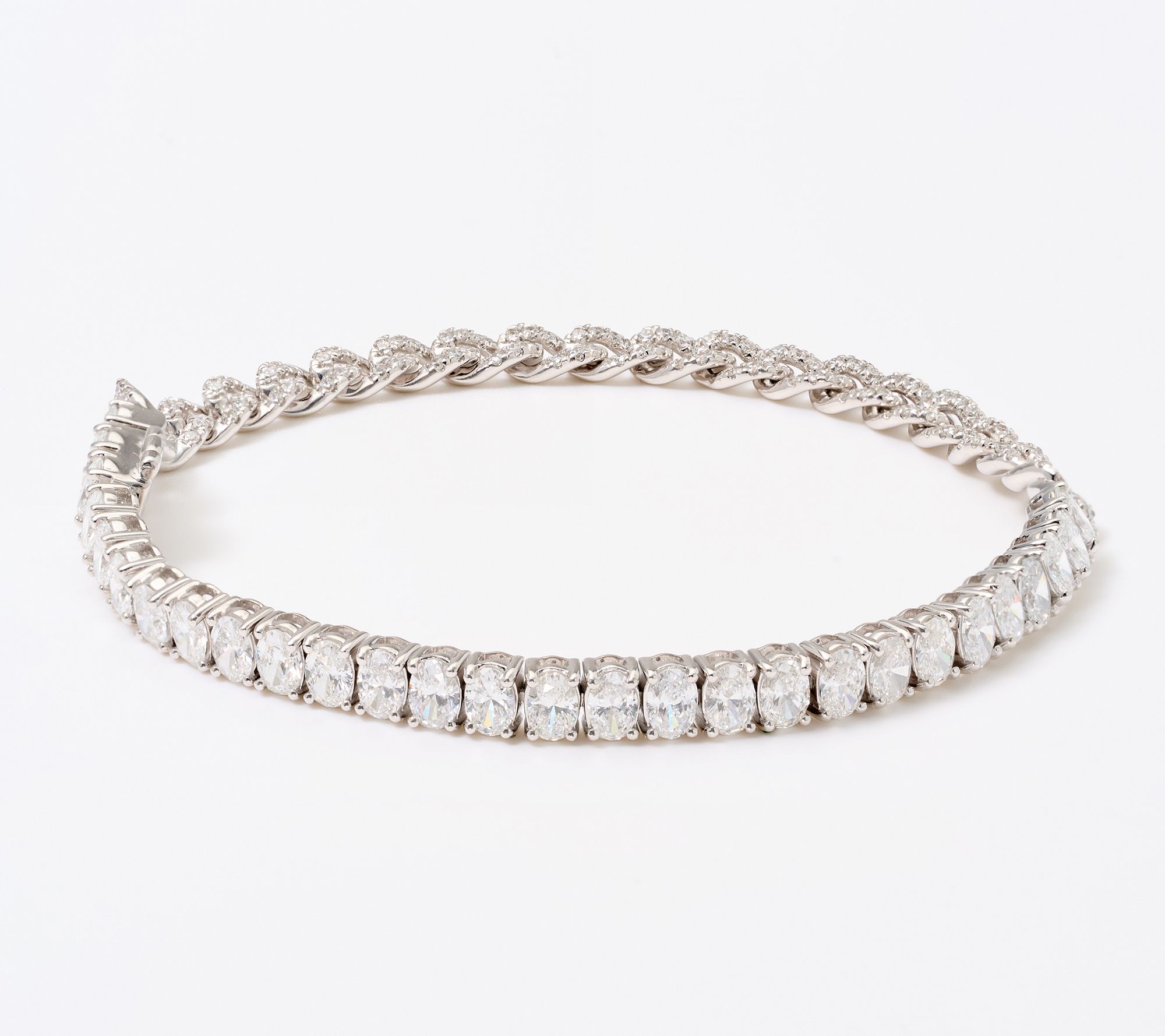 Smiling Rocks Lab Grown Diamonds 5.09 cttw Bracelet, 14k Gold