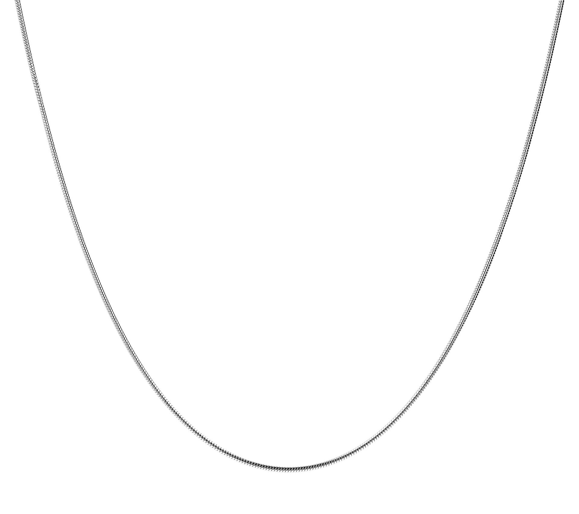 Bronzo Italia 28" Adjustable Polished Snake Chain