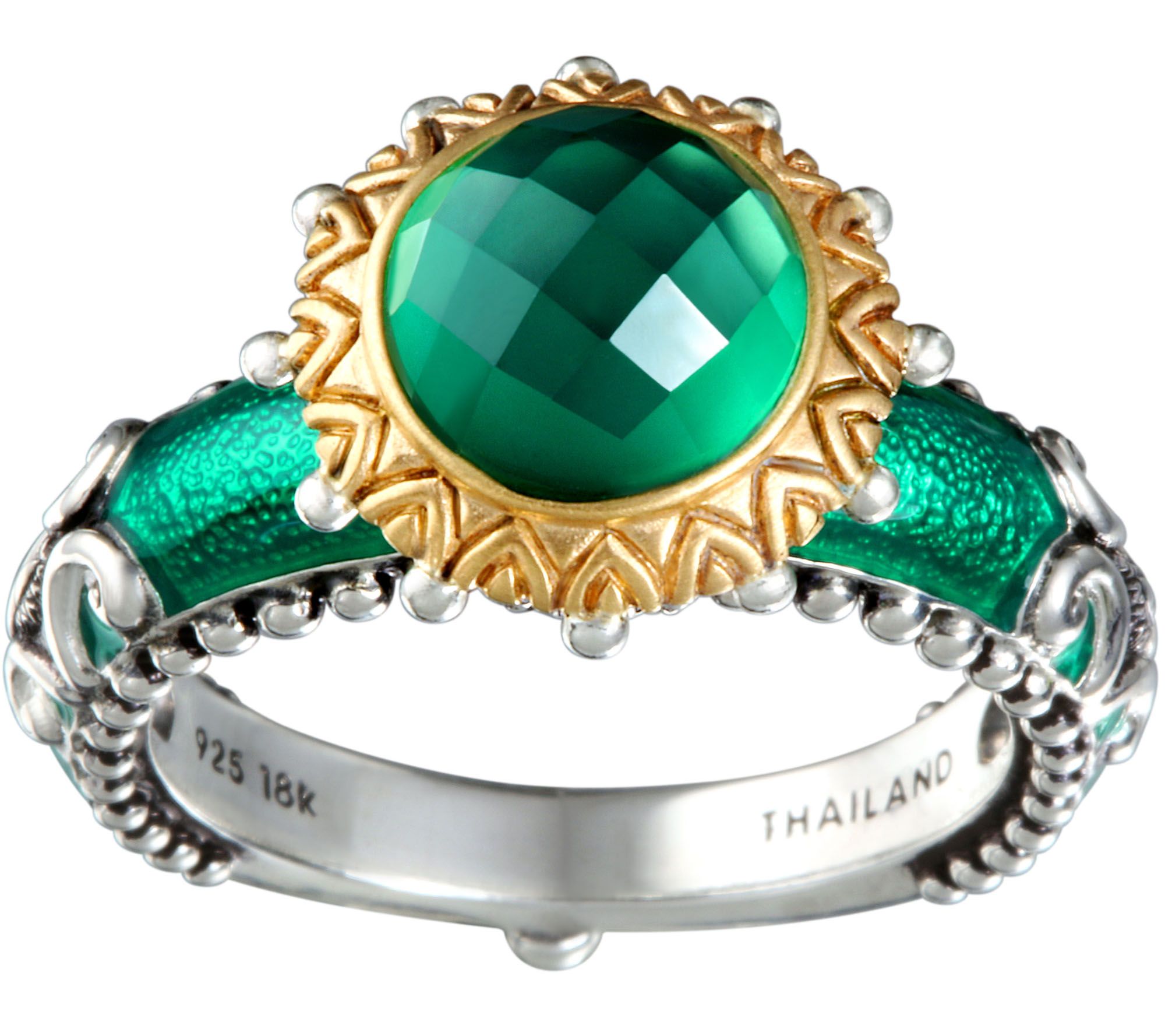 Barbara Bixby Sterling & 18K Doublet Ring