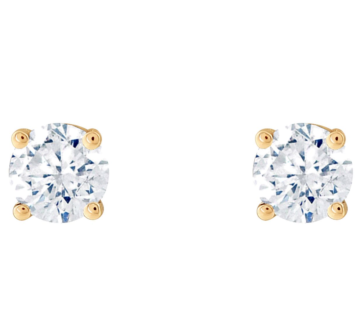 Affinity 14K 1/4 cttw Round Diamond StudEarrings