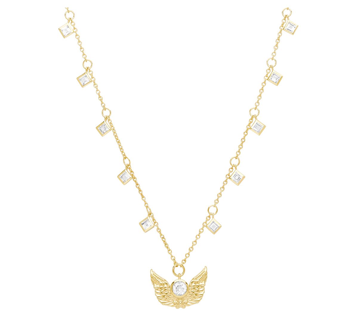 Qvc angel wing deals necklace