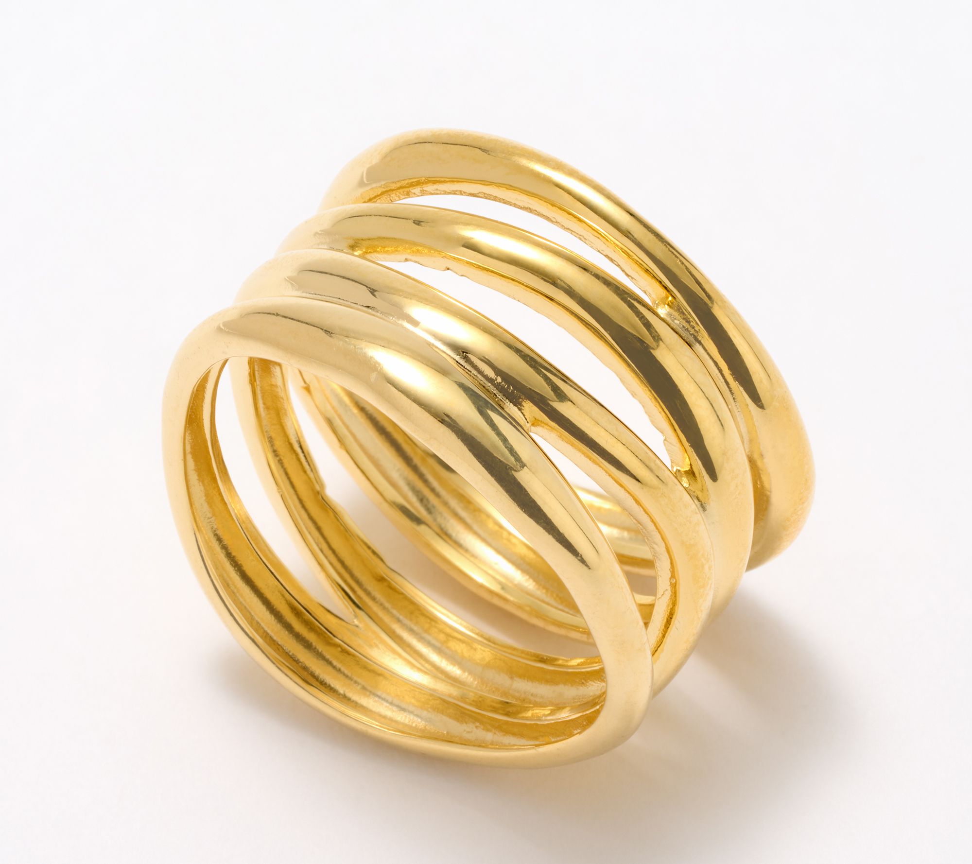 UltraFine 950 Silver Polished Multistrand Ring