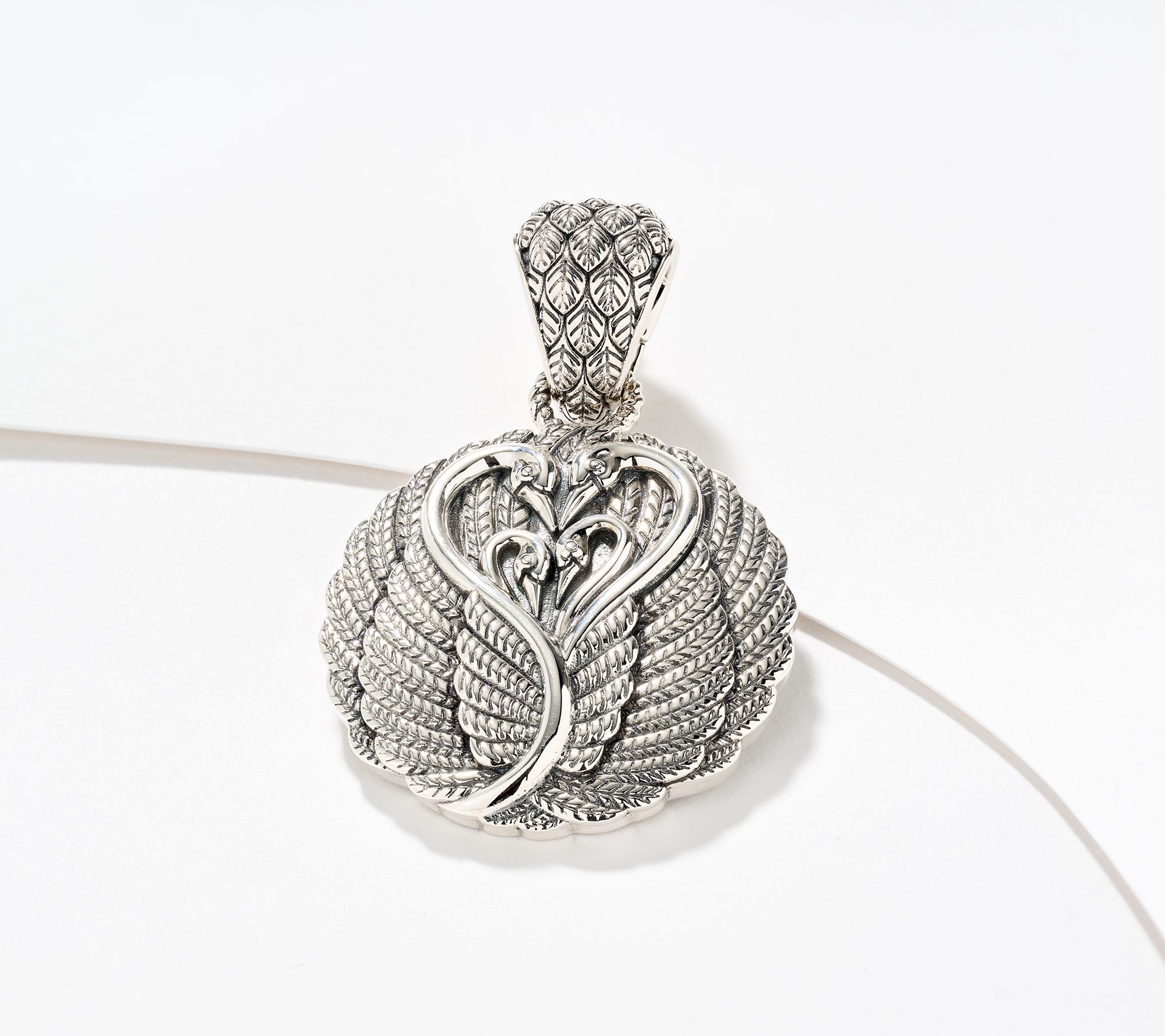 JAI Ireland Sterling Silver Children of Lir Swan Enhancer