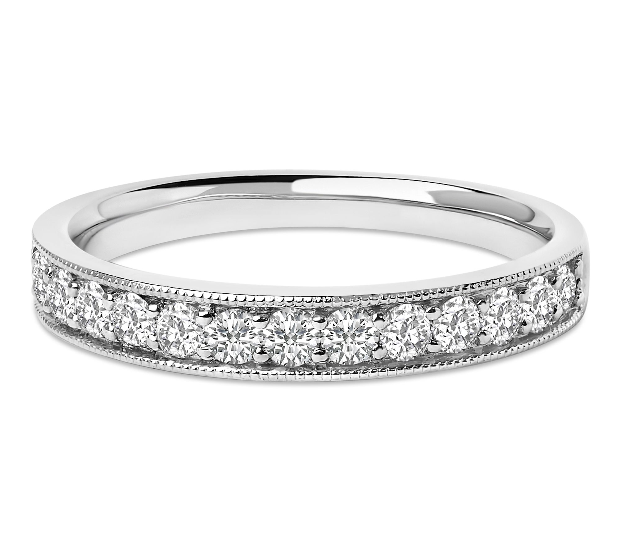 Haus of Brilliance 0.50 cttw Diamond Wedding Ba nd Ring, 14K